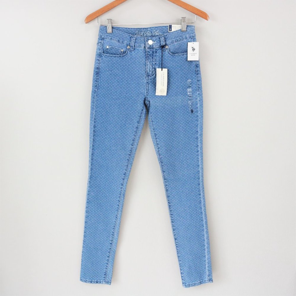 U.S. Polo Assn. Brookshire Mid Rise Super Slim Fit Skinny Jeans Women’s Size 2